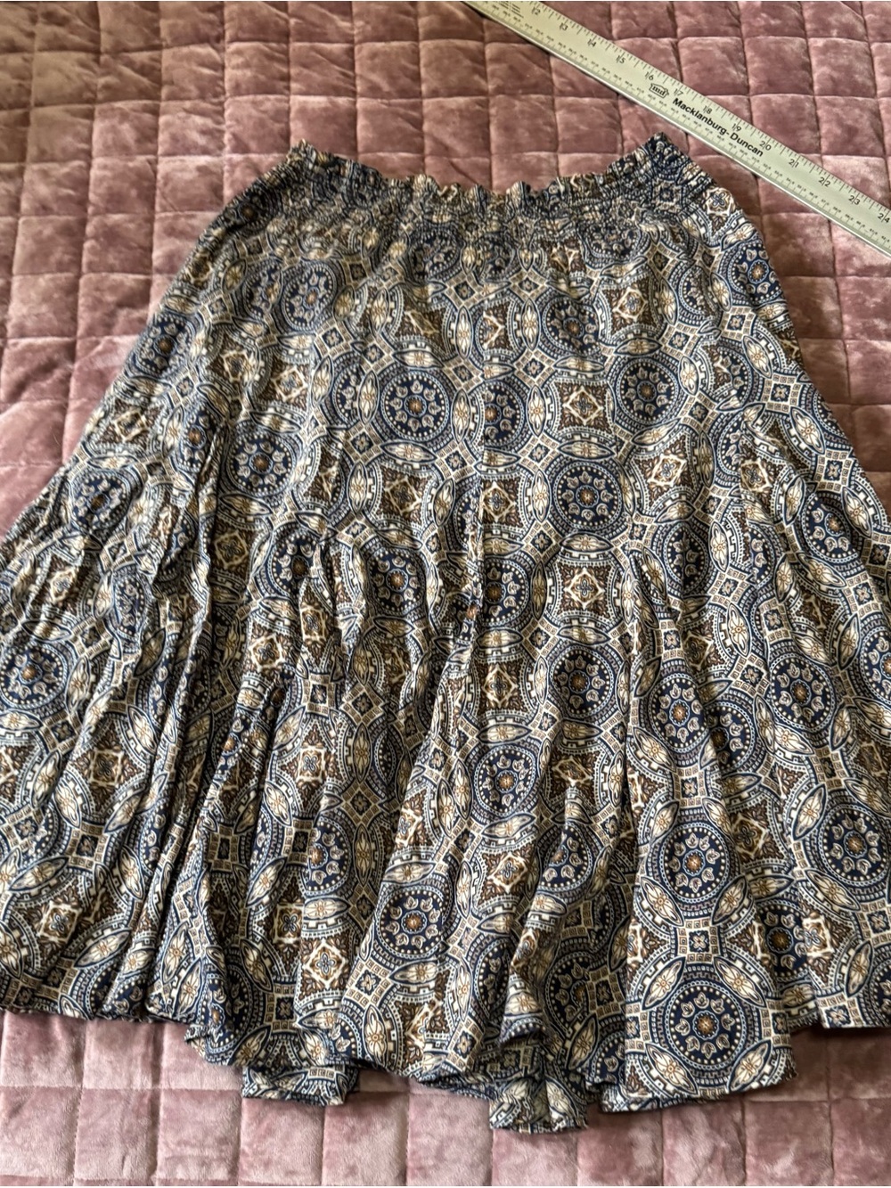 Banana Republic Cotton Medallion Print Full Skirt Women’s XS